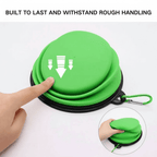 collapsible silicone dog bowl 2 pack Australia for dog food and water while travelling