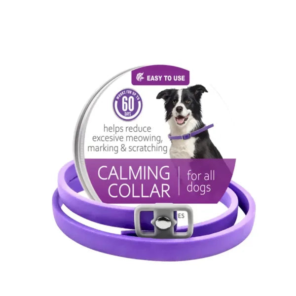 Dog calming collar anxiety relief adjustable comfort fit by The Puppy Pop Australia Main image