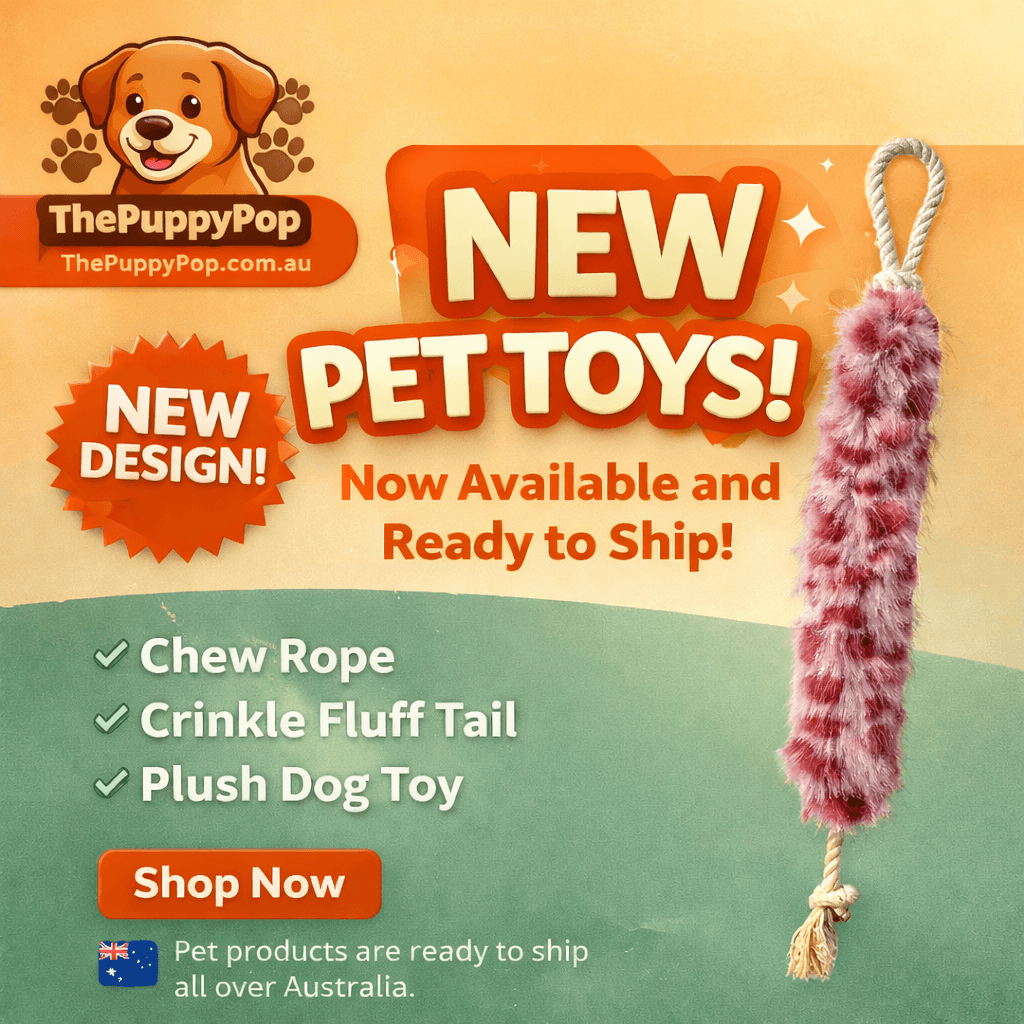 Close-up of soft plush material on crinkle dog toy with fluffy tail