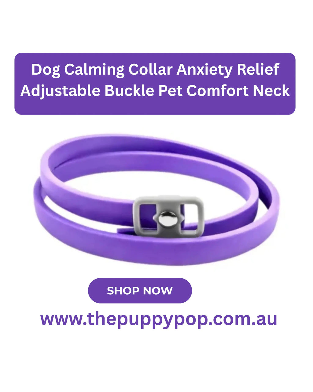 Dog Calming Collar – Anxiety Relief Adjustable Comfort Collar (AU)