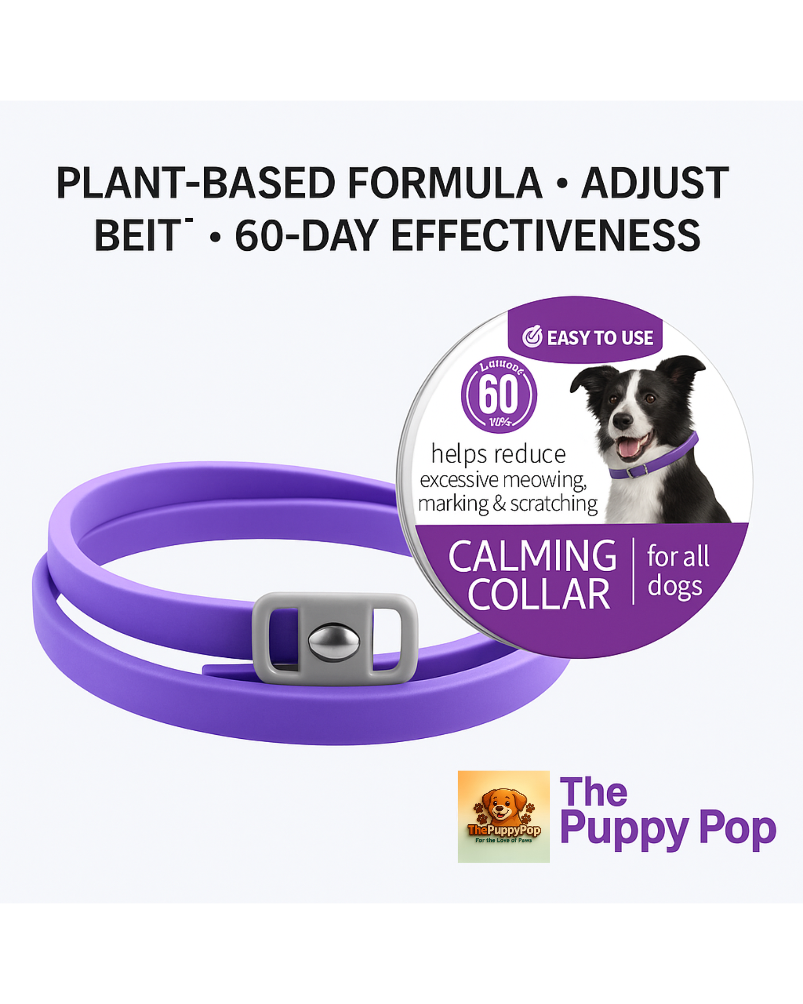 Dog Calming Collar – Anxiety Relief Adjustable Comfort Collar (AU)